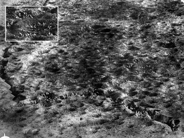 Aerial reconnaissance photograph, World War I 1916 MOMA