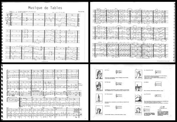 Musique de Tables Partituur