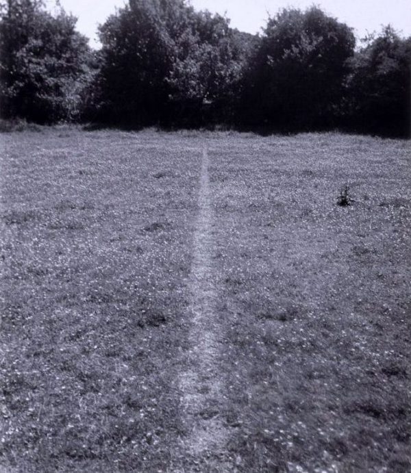 A line made by walking