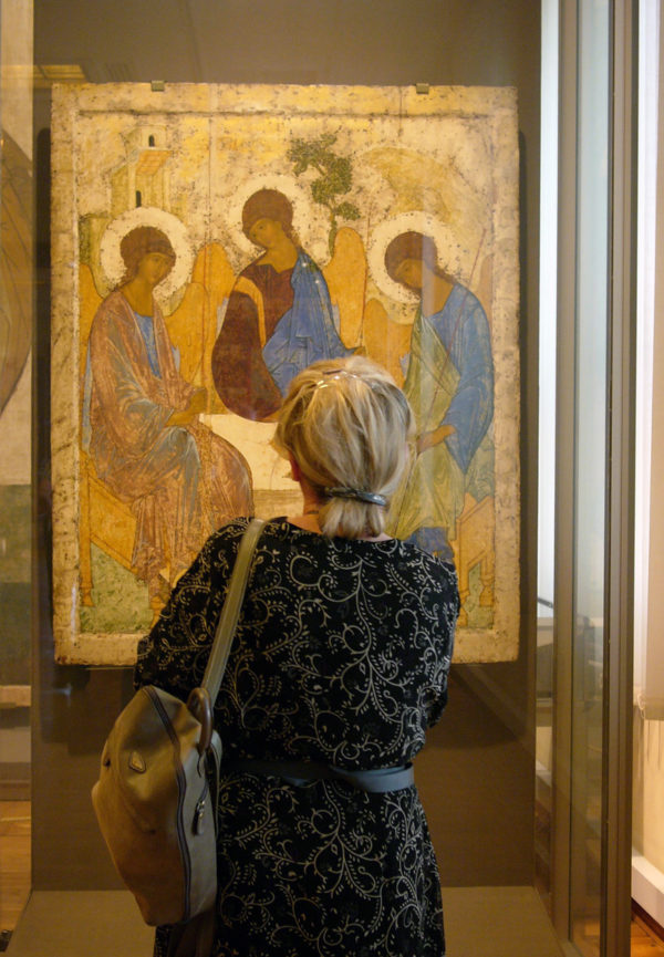 De Heilige Drievuldigheid van Andrej Roublov Rublev